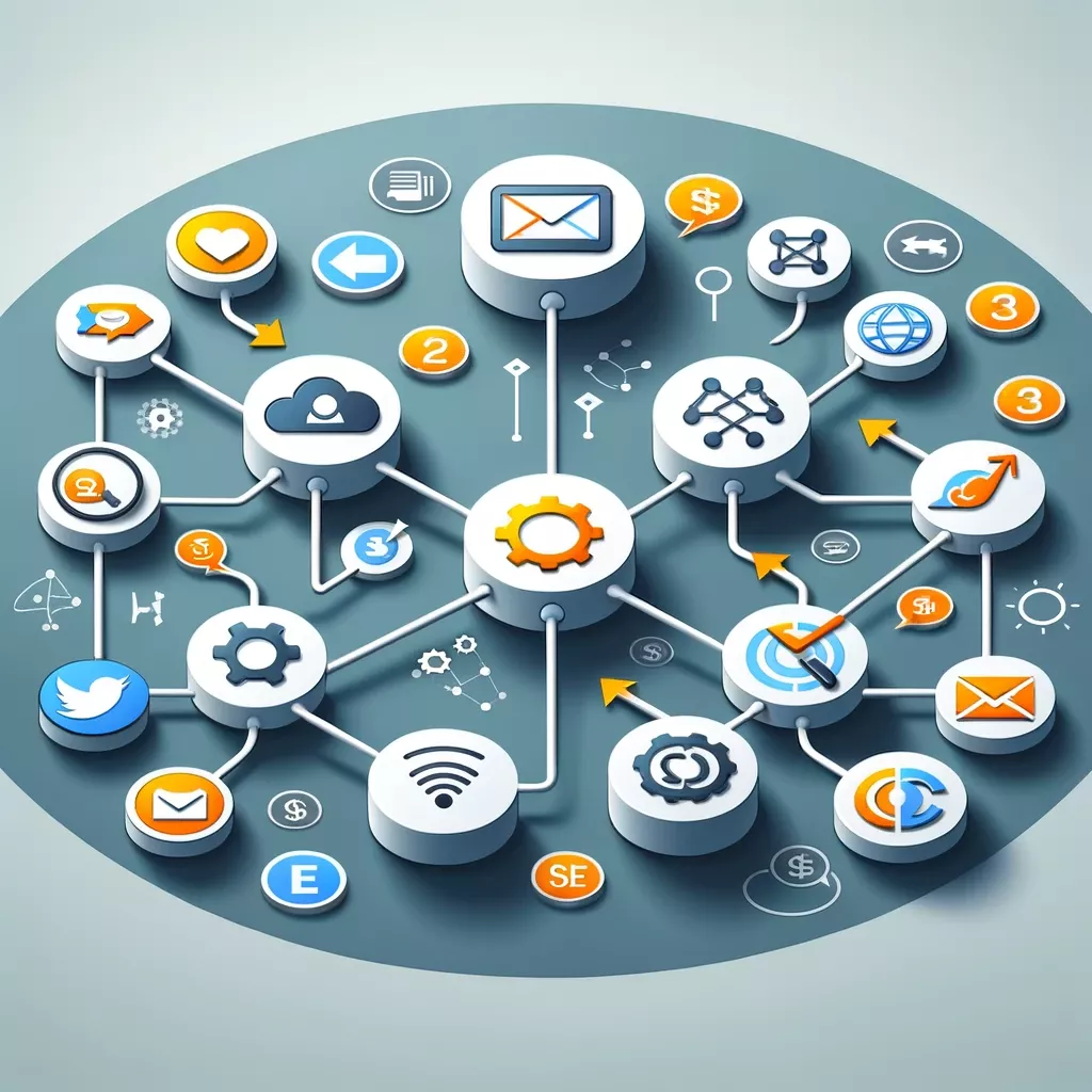 Diagram Integrasi Media Sosial